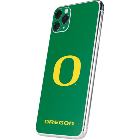 University of Oregon Yellow O on Green iPhone 11 Pro Max Skin