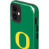 University of Oregon Yellow O on Green iPhone 12 Impact Case