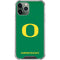 University of Oregon Yellow O on Green iPhone 12 Pro Clear Case