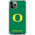 University of Oregon Yellow O on Green iPhone 12 Pro Clear Case