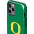 University of Oregon Yellow O on Green iPhone 12 Pro Impact Case
