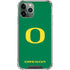 University of Oregon Yellow O on Green iPhone 12 Pro Max Clear Case