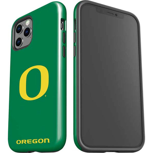 University of Oregon Yellow O on Green iPhone 12 Pro Max Impact Case