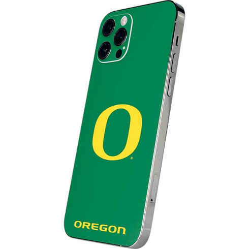 University of Oregon Yellow O on Green iPhone 12 Pro Max Skin