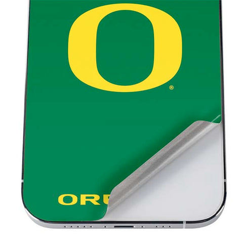 University of Oregon Yellow O on Green iPhone 12 Pro Max Skin