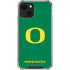 University of Oregon Yellow O on Green iPhone 13 Clear Case