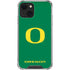 University of Oregon Yellow O on Green iPhone 13 Mini Clear Case