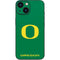 University of Oregon Yellow O on Green iPhone 13 Mini Skin
