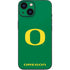 University of Oregon Yellow O on Green iPhone 13 Mini Skin