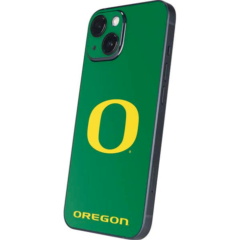 University of Oregon Yellow O on Green iPhone 13 Mini Skin