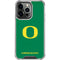 University of Oregon Yellow O on Green iPhone 13 Pro Clear Case