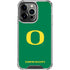 University of Oregon Yellow O on Green iPhone 13 Pro Clear Case