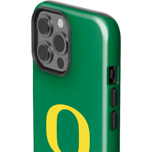 University of Oregon Yellow O on Green iPhone 13 Pro Max Impact Case