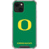 University of Oregon Yellow O on Green iPhone 14 Clear Case