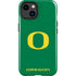 University of Oregon Yellow O on Green iPhone 14 Plus Impact Case