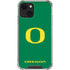 University of Oregon Yellow O on Green iPhone 14 Plus Clear Case