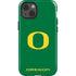 University of Oregon Yellow O on Green iPhone 15 Impact Case