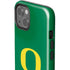University of Oregon Yellow O on Green iPhone 14 Impact Case