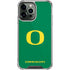 University of Oregon Yellow O on Green iPhone 14 Pro Max Clear Case