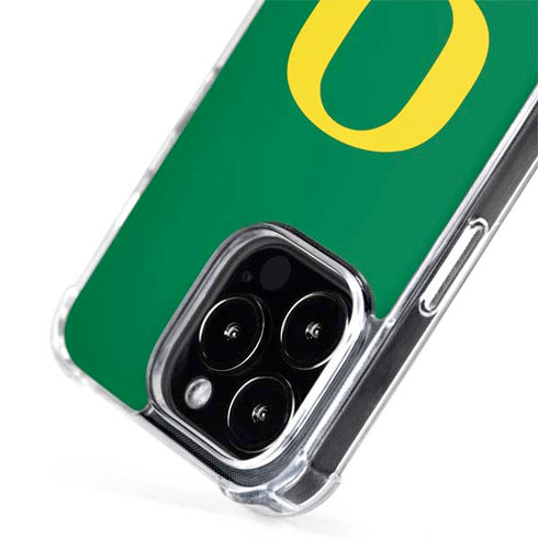 University of Oregon Yellow O on Green iPhone 14 Pro Max MagSafe Case