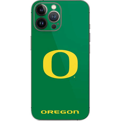 University of Oregon Yellow O on Green iPhone 14 Pro Max Skin