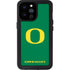 University of Oregon Yellow O on Green iPhone 14 Pro Max Waterproof Case