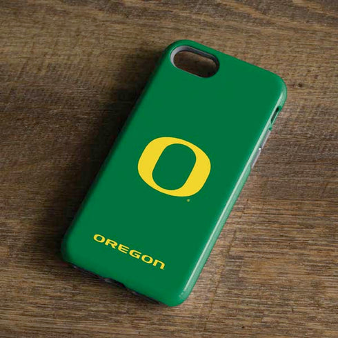 University of Oregon Yellow O on Green iPhone 7 Pro Case