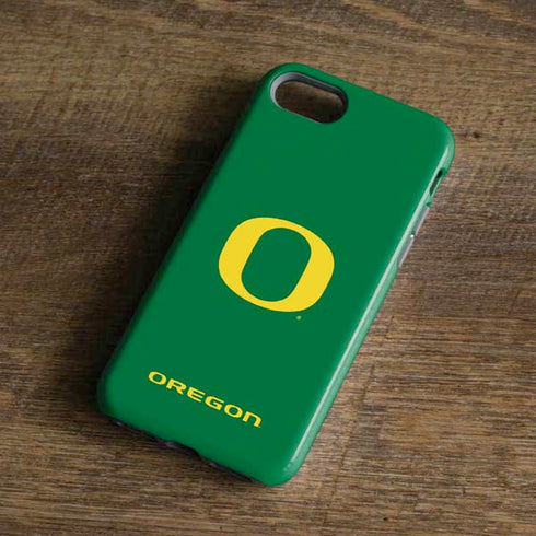 University of Oregon Yellow O on Green iPhone 8 Pro Case