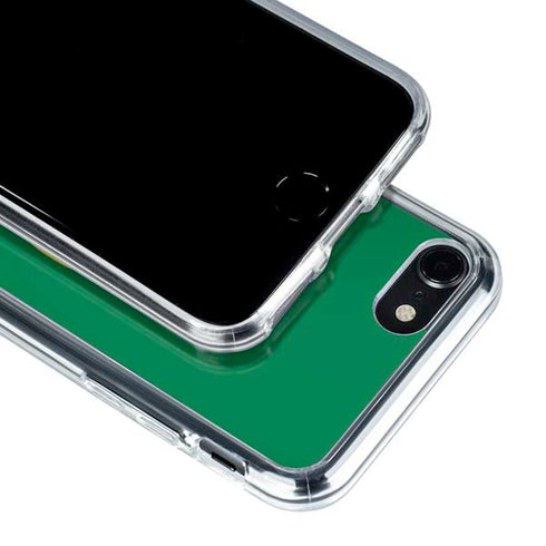 University of Oregon Yellow O on Green iPhone SE (2nd & 3rd Gen) Clear Case