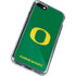 University of Oregon Yellow O on Green iPhone SE (2nd & 3rd Gen) Clear Case