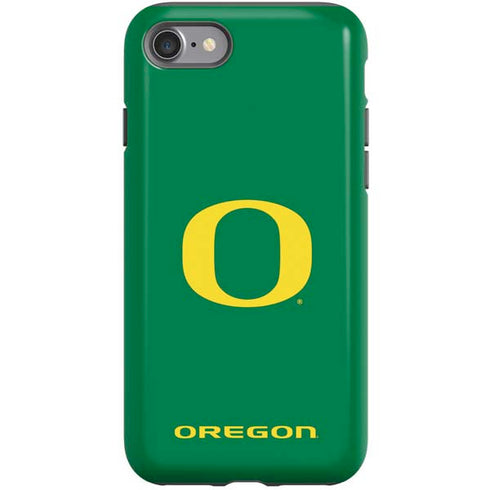 University of Oregon Yellow O on Green iPhone SE (2nd & 3rd Gen) Pro Case