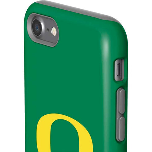 University of Oregon Yellow O on Green iPhone SE (2nd & 3rd Gen) Pro Case
