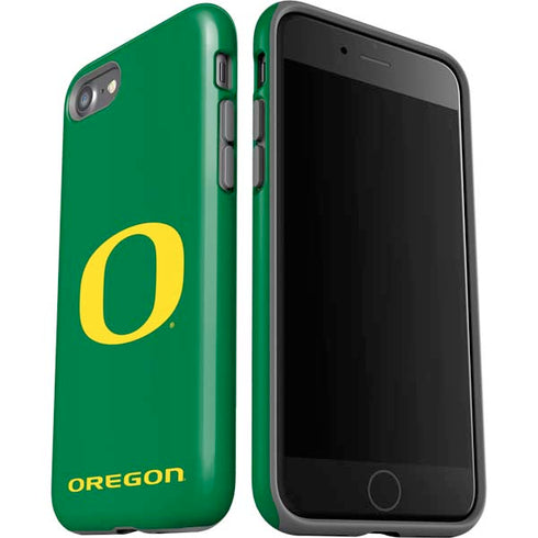 University of Oregon Yellow O on Green iPhone SE (2nd & 3rd Gen) Pro Case