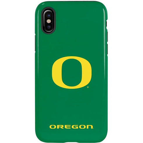 University of Oregon Yellow O on Green iPhone X Pro Case