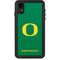 University of Oregon Yellow O on Green iPhone XR Waterproof Case
