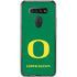 University of Oregon Yellow O on Green LG K51/Q51 Clear Case
