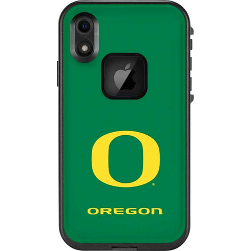 University of Oregon Yellow O on Green LifeProof Fre iPhone Skin
