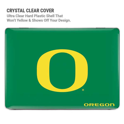 University of Oregon Yellow O on Green MacBook Air 13in M1 (2021) Case plus Skin