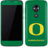 University of Oregon Yellow O on Green Moto E5 Play Skin