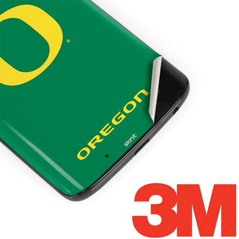 University of Oregon Yellow O on Green Moto G6 Skin