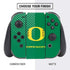 University of Oregon Yellow O on Green Nintendo Switch Bundle Skin
