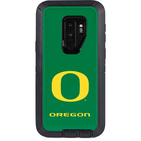 University of Oregon Yellow O on Green Otterbox Defender Galaxy Skin