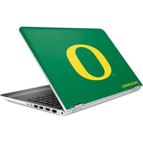 University of Oregon Yellow O on Green HP Pavilion Skin