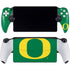 University of Oregon Yellow O on Green PlayStation Portal Remote Player Skin