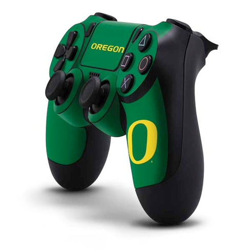 University of Oregon Yellow O on Green PS4 Controller Skin