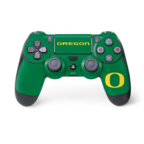 University of Oregon Yellow O on Green PS4 Controller Skin