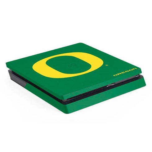 University of Oregon Yellow O on Green PS4 Slim Skin