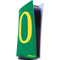 University of Oregon Yellow O on Green PS5 Digital Edition Console Skin