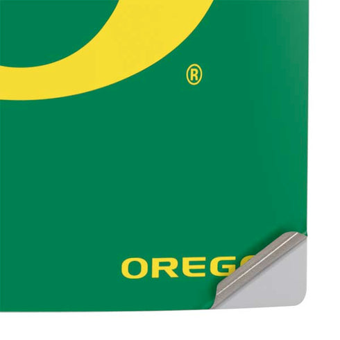 University of Oregon Yellow O on Green PS5 Slim Digital Edition Console Skin