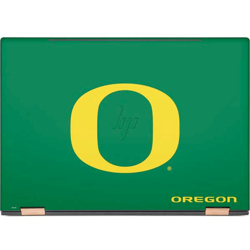 University of Oregon Yellow O on Green HP Spectre Skin